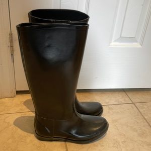 Cougar tall black rain boots (size 7)